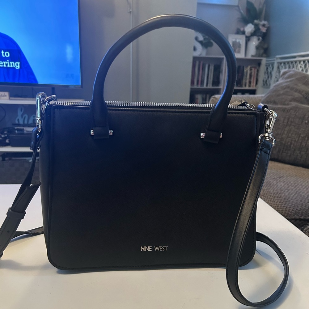 Nine West Black Satchel Bag